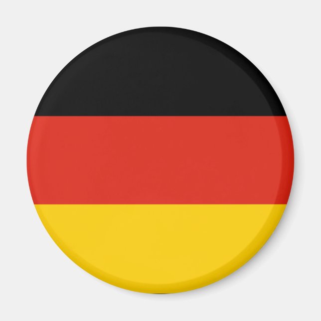 Tyskland Flagga Magnet (Framsidan)