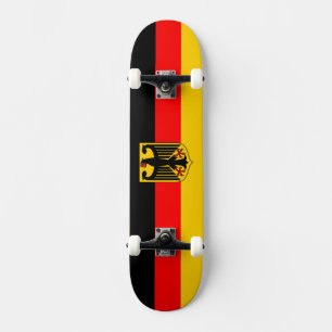 Tyskland Flagga Mini Skateboard Bräda 18,5 Cm