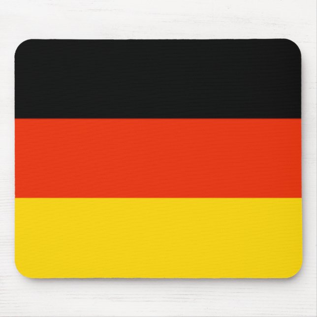 Tyskland flagga Mousepad Musmatta (Framsidan)