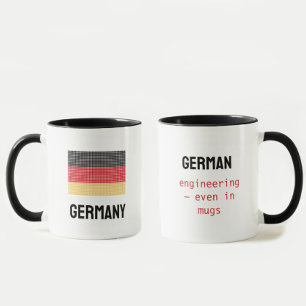Tyskland flagga mugg