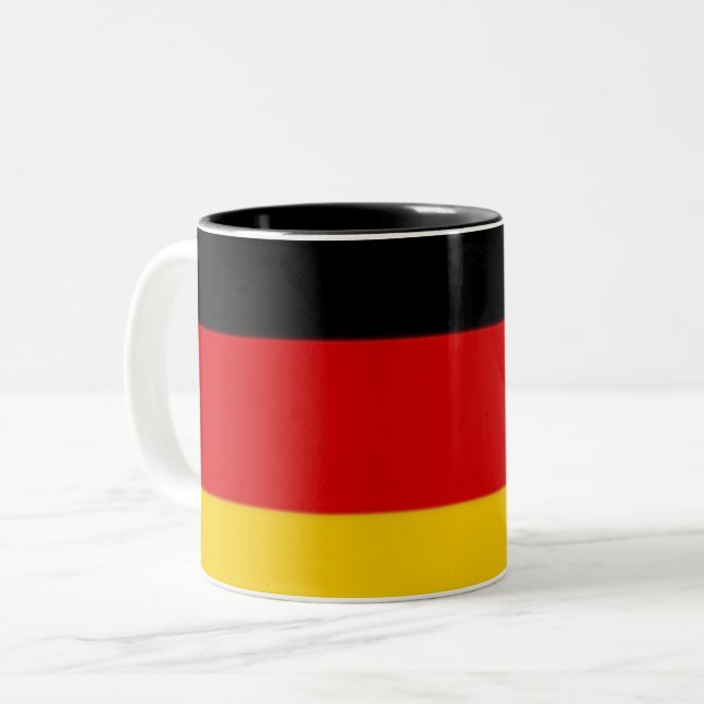 Tyskland Flagga Mugg (Framsida vänster)