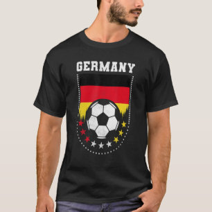 Tyskland Flagga Oceaner Fläkt T Shirt