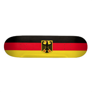Tyskland flagga old school skateboard bräda 21,6 cm