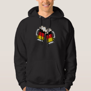 Tyskland Flagga Ölmugg Cool Tysk Öl Hoodie