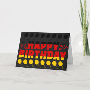 Tyskland Flagga Patriotic Birthday Kort