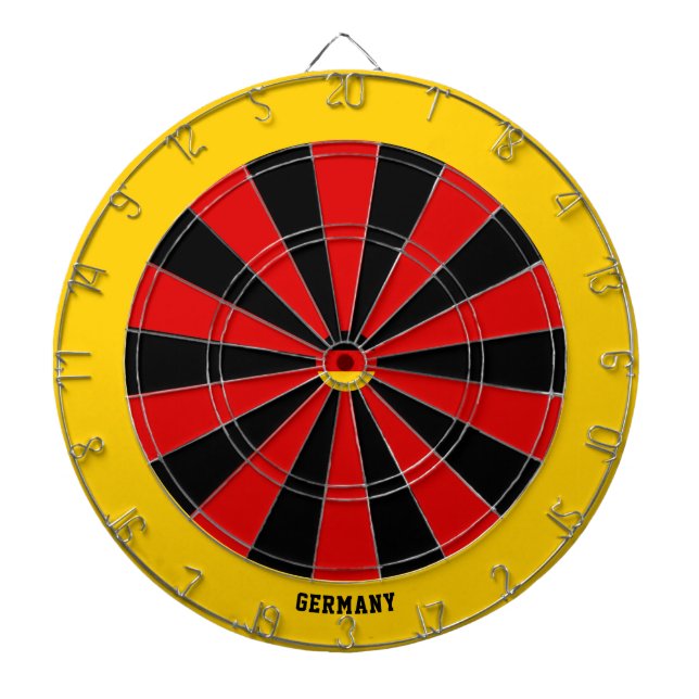 Tyskland Flagga Patriots Bullseye Darttavla (Framsidan)