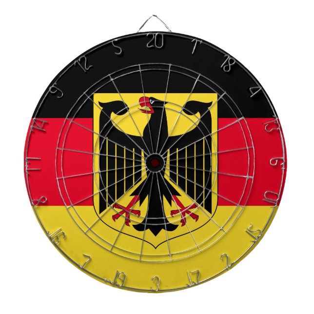 Tyskland Flagga Piltavla (Framsidan)