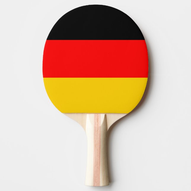 Tyskland Flagga Pingisracket (Framsidan)