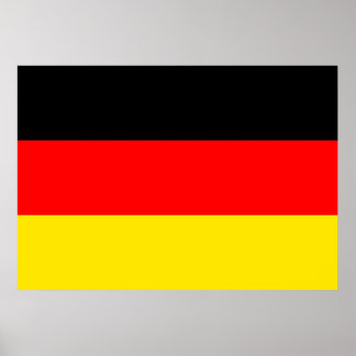 Tyskland Flagga Poster