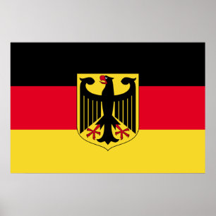 Tyskland flagga poster