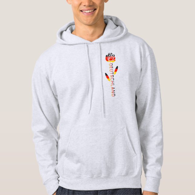 Tyskland Flagga Ros Sweatshirt (Framsida)