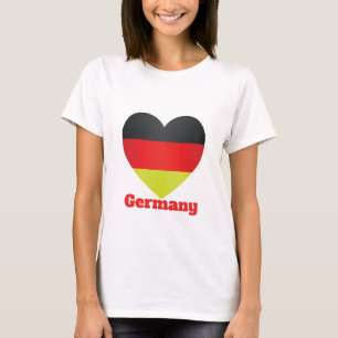 Tyskland Flagga T Shirt