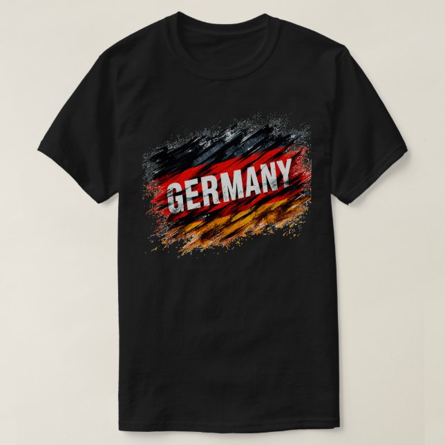 Tyskland flagga t shirt (Design framsida)