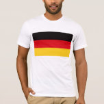 Tyskland flagga tee<br><div class="desc">Den konstruktion som gjorde Flagga Tyskland ett motiv</div>