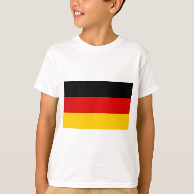 Tyskland flagga tee shirt (Framsida)