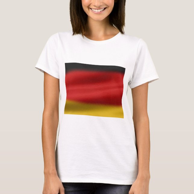 Tyskland flagga tee shirt (Framsida)