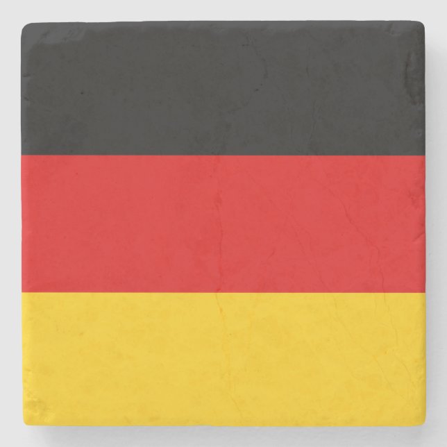 Tyskland flagga underlägg sten (Framsidan)