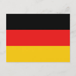 Tyskland Flagga vykort