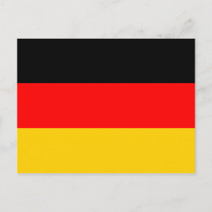 Tyskland Flagga Vykort