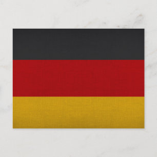 Tyskland flagga vykort