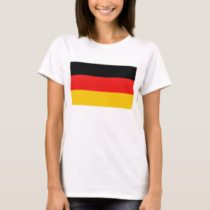 Tyskland Flagga x Karta T-Shirt