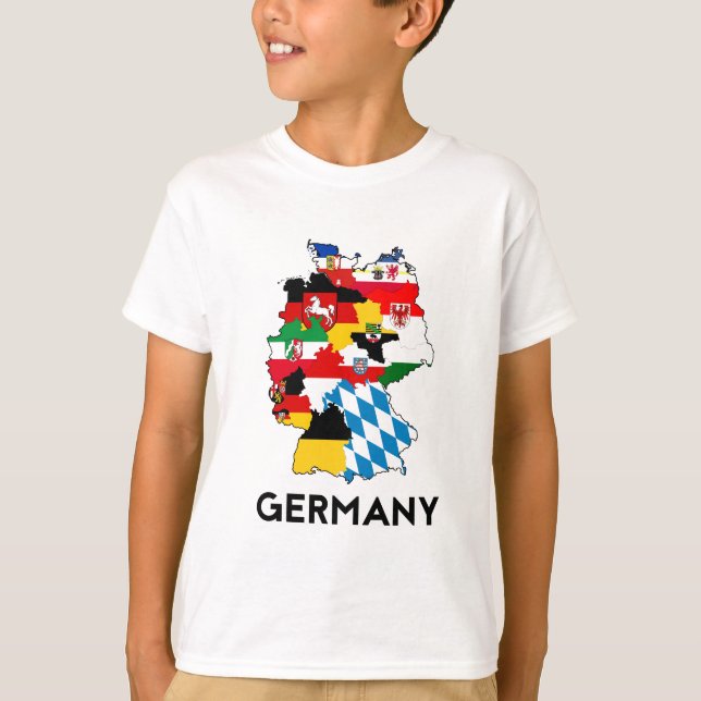 tyskland flaggakarta tee (Framsida)