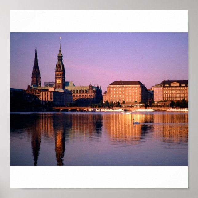 tyskland flod poster (Framsidan)