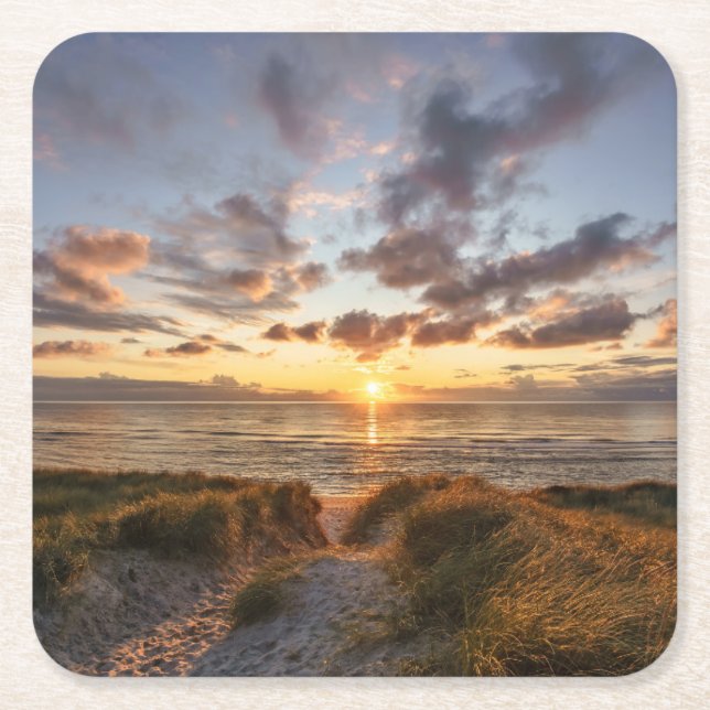 Tyskland för Sylt ö | Underlägg Papper Kvadrat (Framsidan)