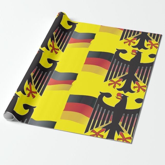 Tyskland Förbundsadler Vapen Presentpapper (Utrullad)