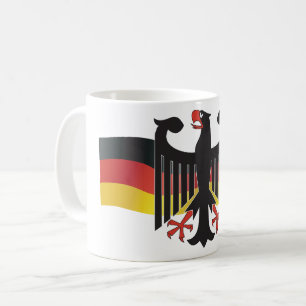 Tyskland Förbundsörnens statsvapen Kaffemugg