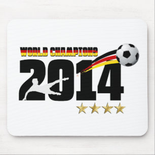 Tyskland fotboll 2014 för flaggavärldsmästare musmatta