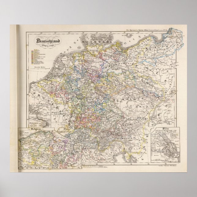 Tyskland från 1649 till 1792 poster (Framsidan)