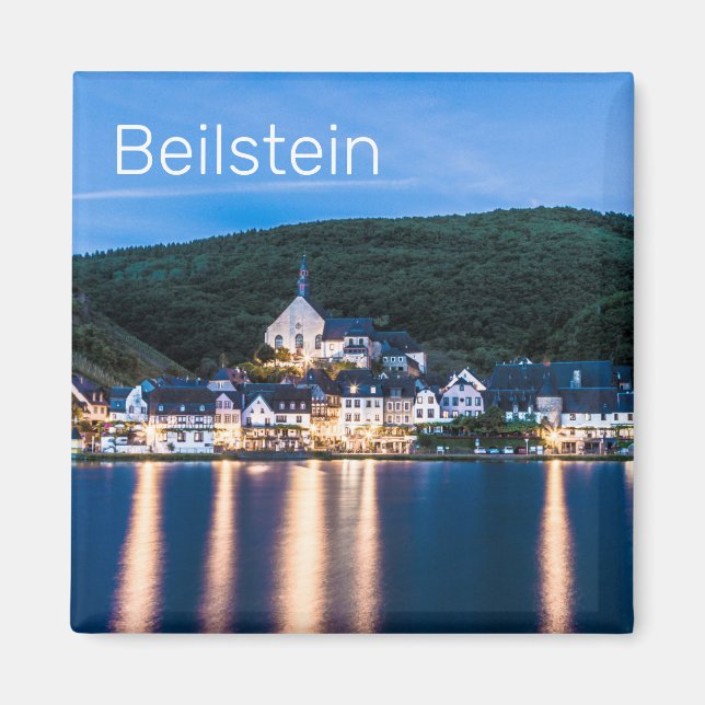 Tyskland från Beilstein Moselle Rheinland-Pfalz Magnet (Framsidan)
