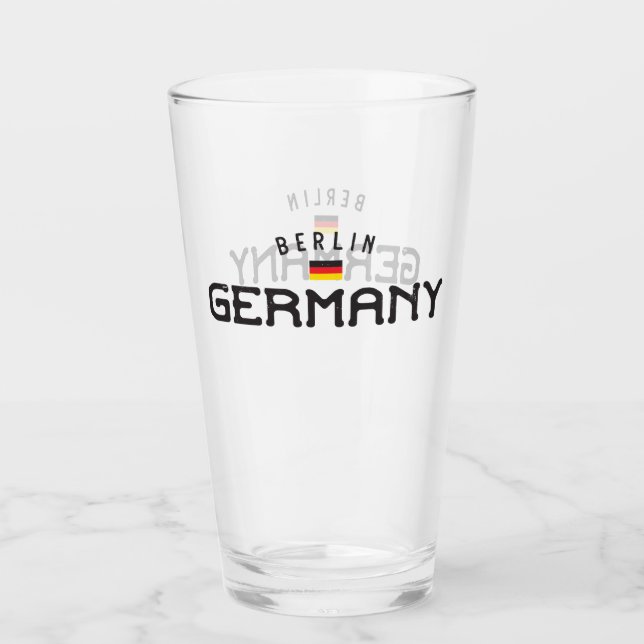 Tyskland från stressad Berlin Glaskopp (Framsida)