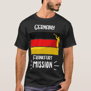 Tyskland Frankfurt Mormon LDS Uppdrag missionär T Shirt