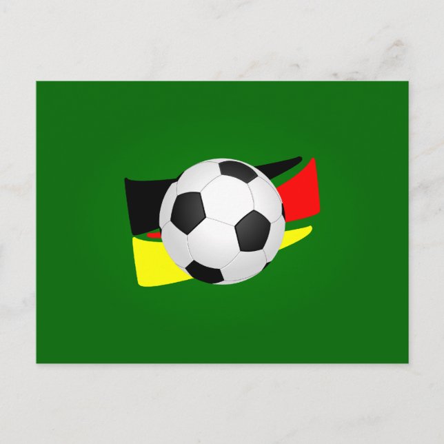 Tyskland Fussball Deutschland-fotboll Vykort (Framsida)