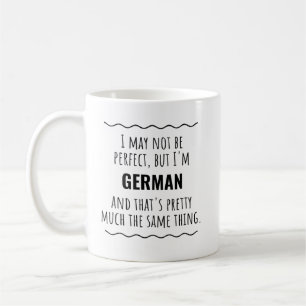 Tyskland Gift Idea på tyska Kaffemugg