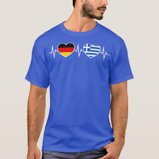 Tyskland Grekland två hörn T Shirt