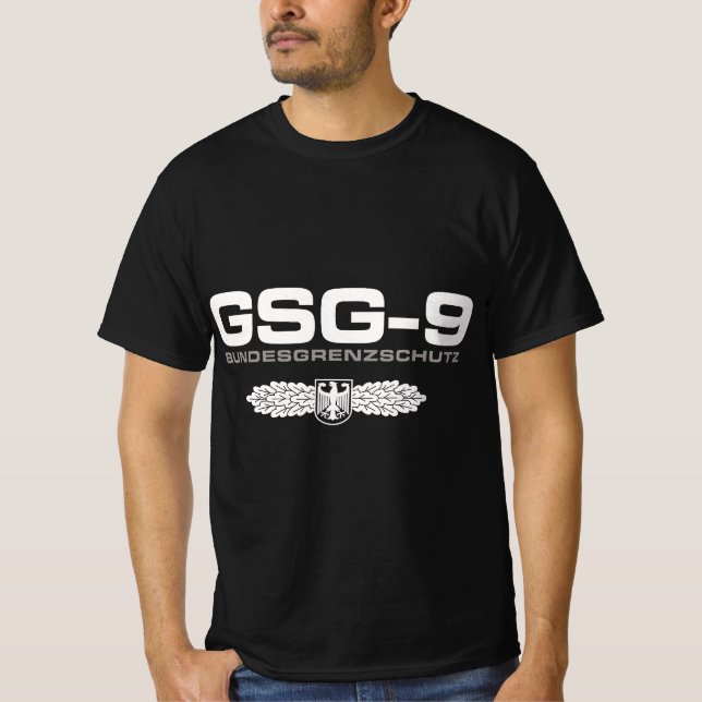 Tyskland GSG 9 Speciell polisstyrka T Shirt (Framsida)
