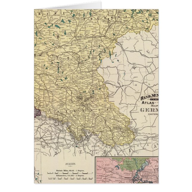 Tyskland Hälsningskort (Framsidan)