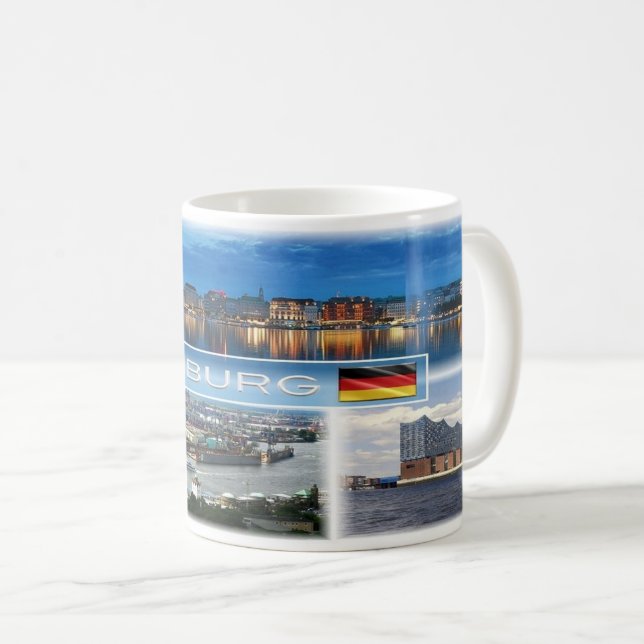 Tyskland -. Hamburg - Kaffemugg (Framsida höger)