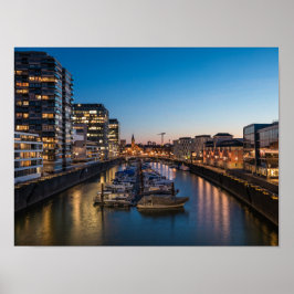 Tyskland hamn i Köln Poster