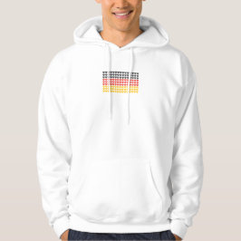 Tyskland HEARTS FLAGGA Hoodie
