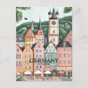 Tyskland Heidelberg Travel Vykort