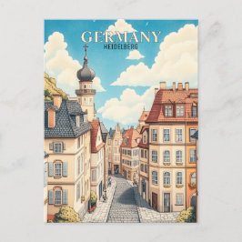 Tyskland Heidelberg Travel Vykort