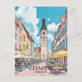 Tyskland Heidelberg Travel Vykort