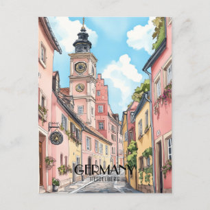 Tyskland Heidelberg Travel Vykort