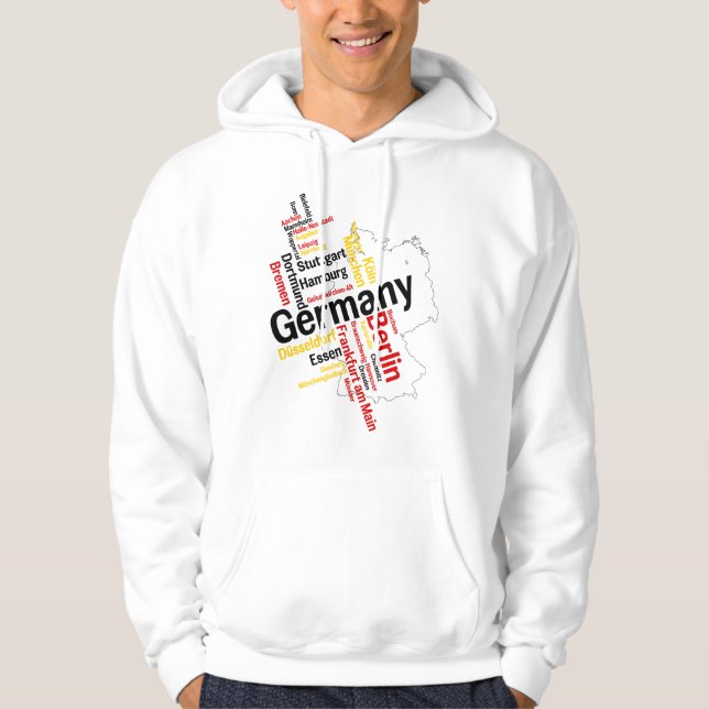 Tyskland Hoodie (Framsida)