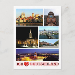 TYSKLAND - I KÄRLEK - VYKORT
