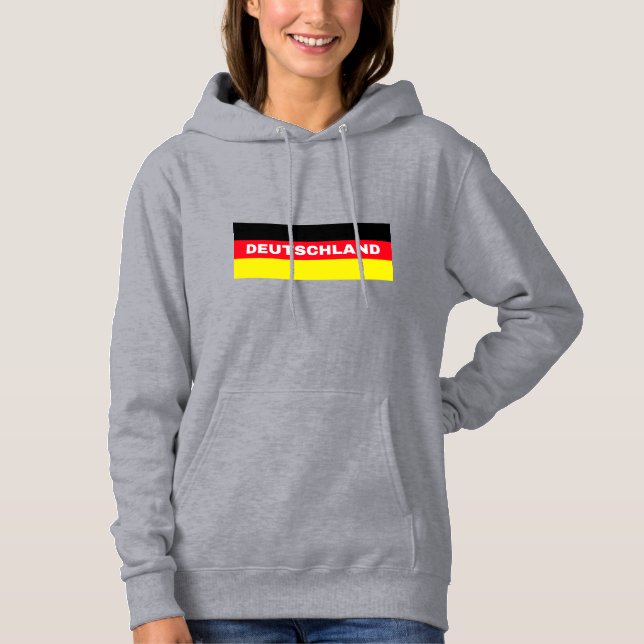 Tyskland i tyska flaggans färger t shirt (Framsida)
